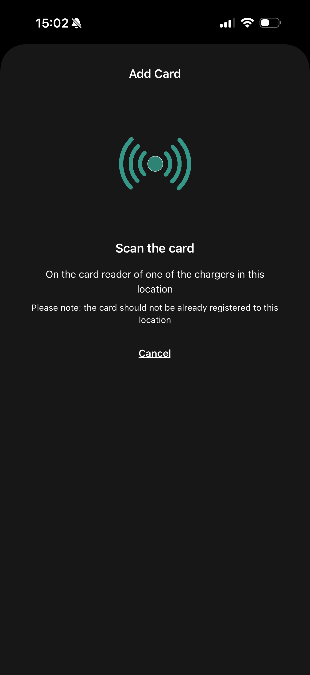 Add charge card