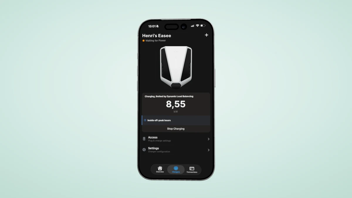 Easee chargers can now connect to Plugchoice in a few taps